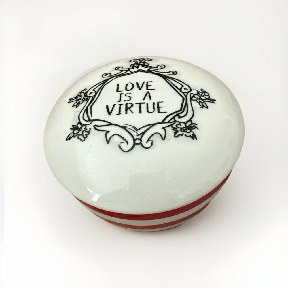 Anthropologie Red &‎ White Stripped 